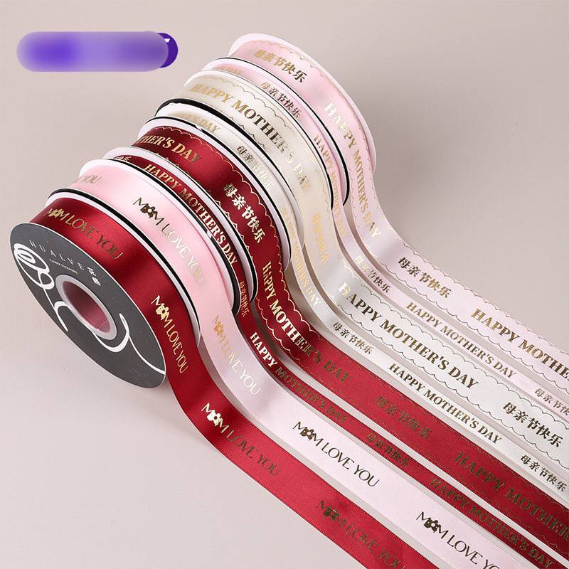

1Roll Pita Satin Edisi Mother's Day / Panjang 41Meter / Pita Bucet Satin Hari ibu