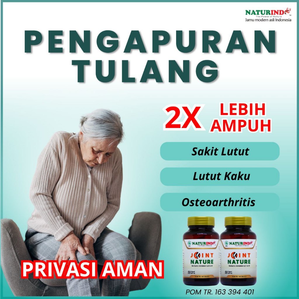 Obat Pengapuran Sendi Tulang Lutut Nyeri Kaku Osteoarthritis