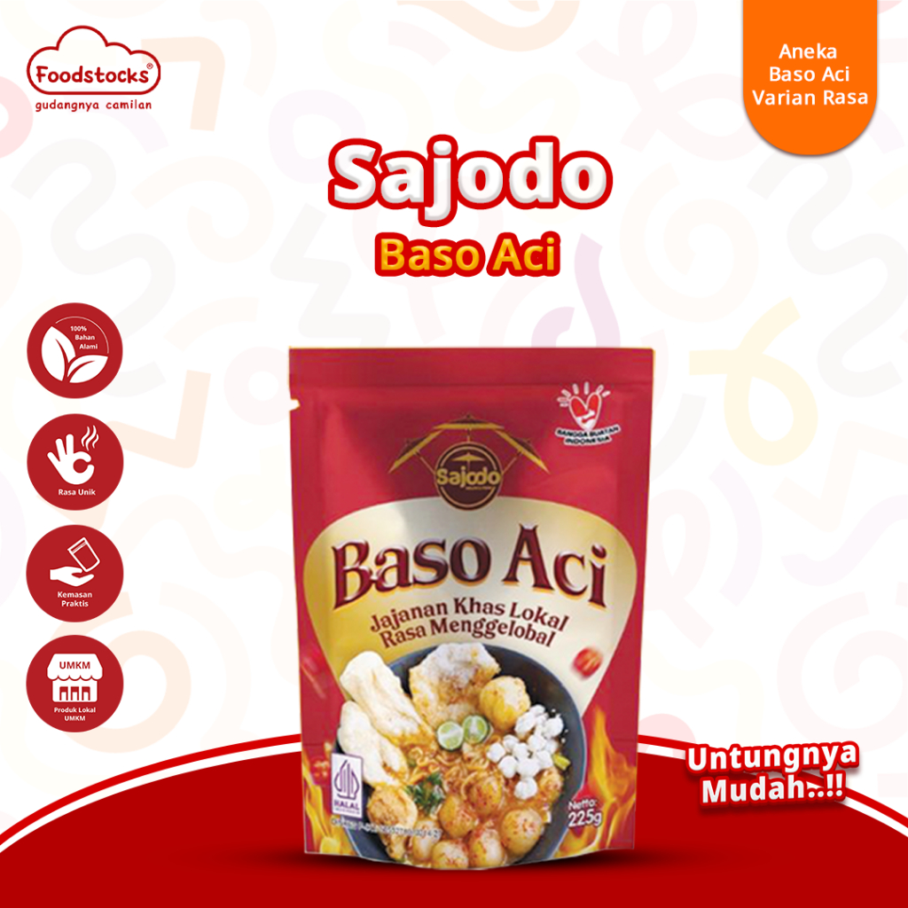 

Sajodo Snack & Food - Baso Aci Instant Pedas 195 gr
