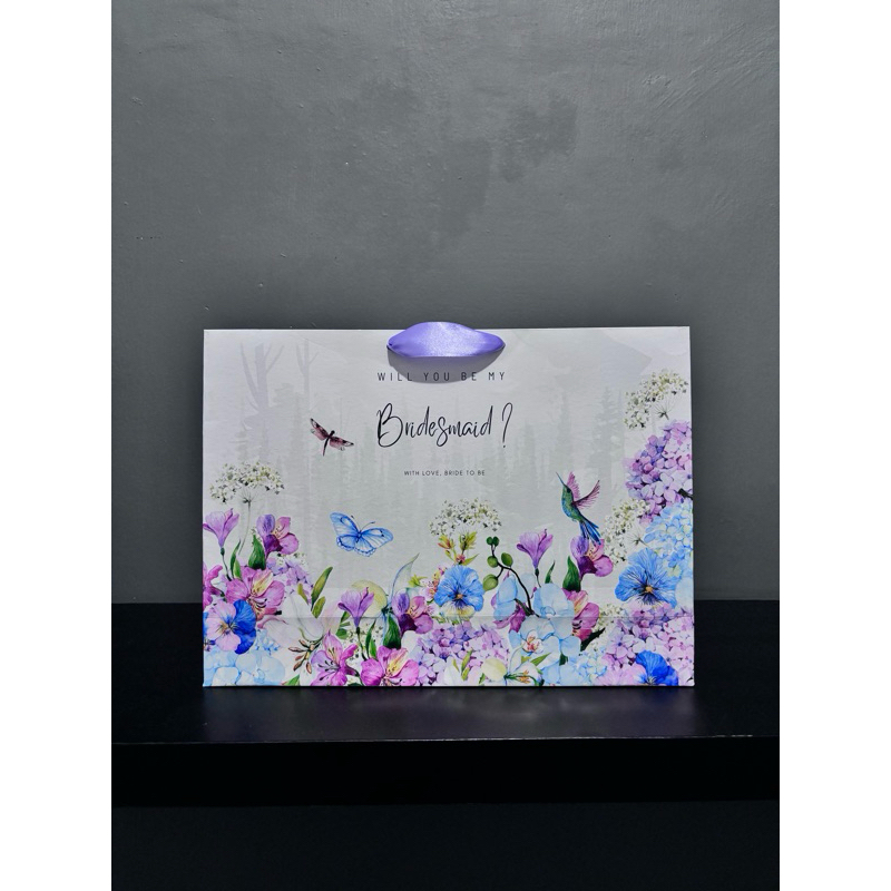 

Paperbag Bridesmaid Ready Stock non PO | Paperbag Bridesmaid + Card Nama Bridesmaid