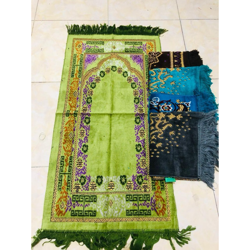 Sajadah Turkiye Amir Premium Bludru - Sajadah Bludru Turkiye