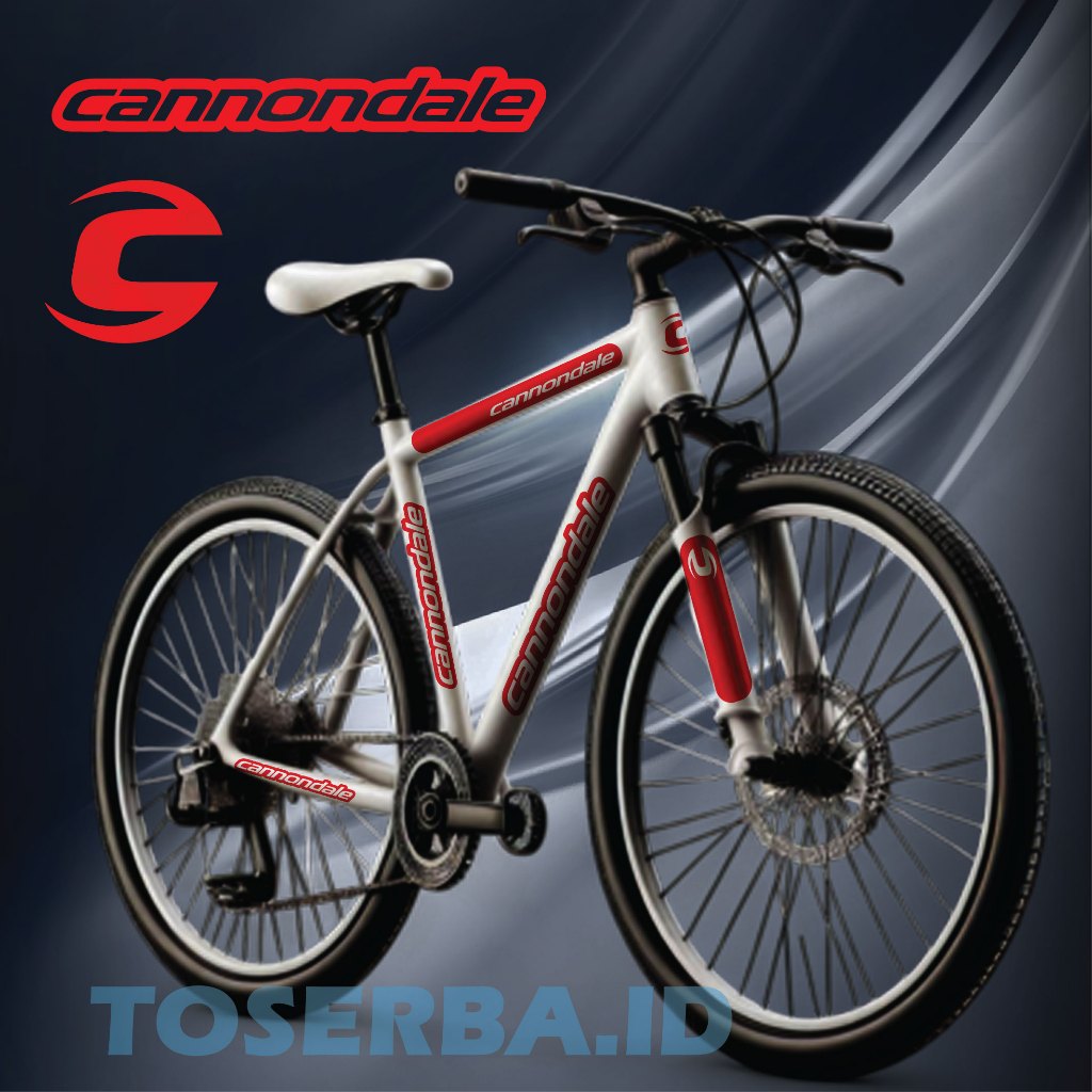 Sticker  1 set CANNONDALE/ Cutting sticker sepeda