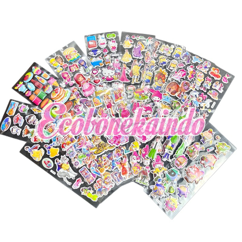 

Sticker timbul anak lucu karakter sticker mainan anak perempuan lucu mainann edukasi anak ecobonekaindo