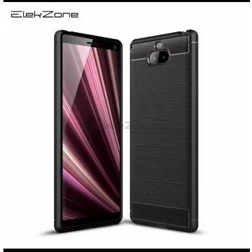 Sony Xperia 10/ Xperia 10 Plus Rugged Armor Carbon Fiber Case