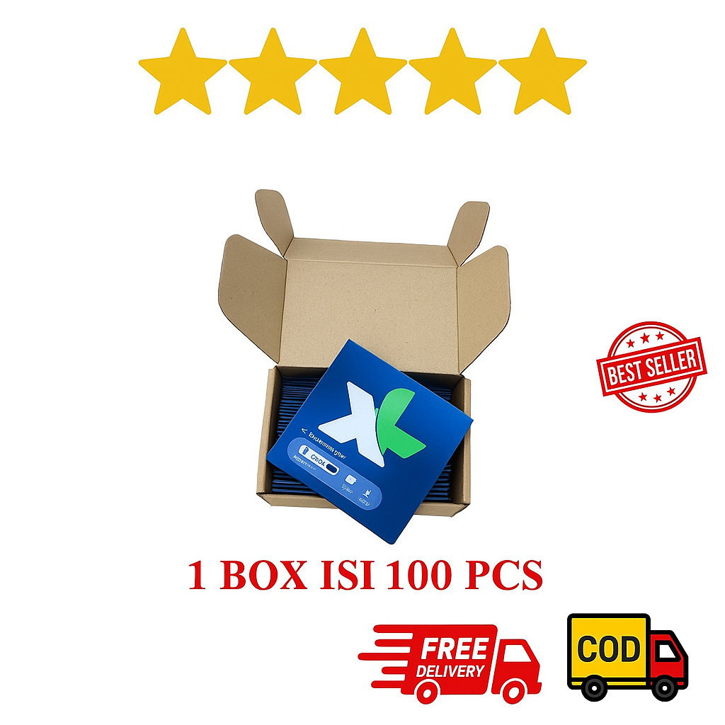 KARTU PERDANA 1 BOX XL ISI 50 PCS