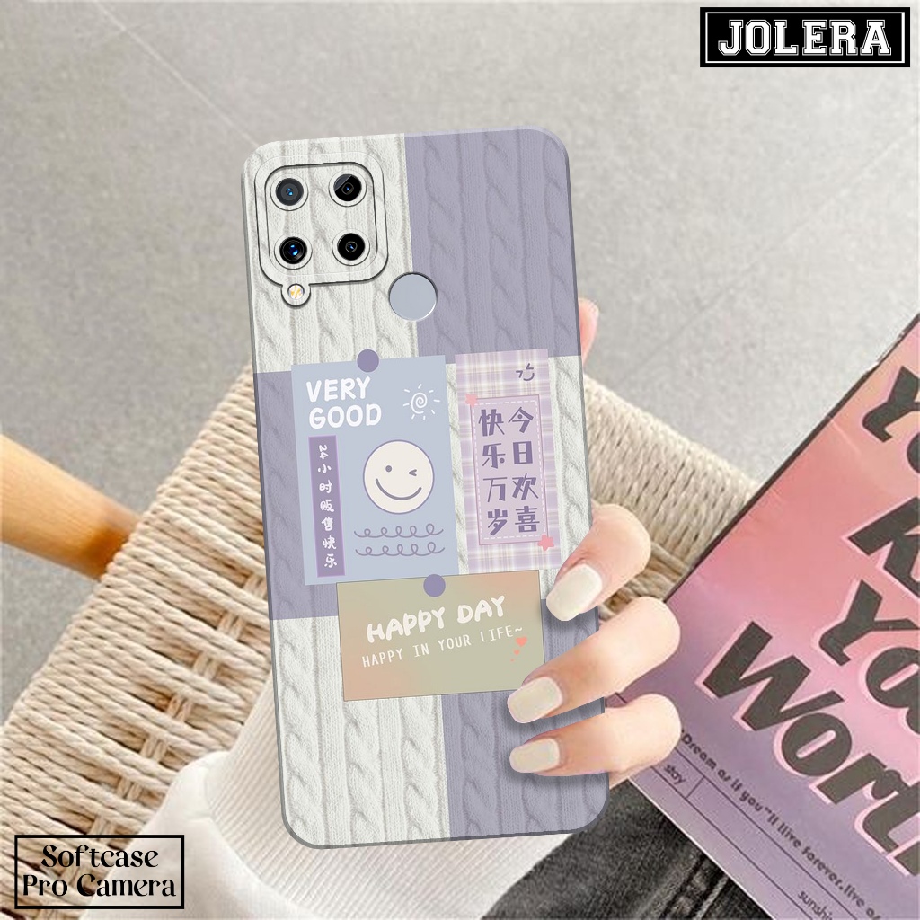 Case Hp REALME C15 - Softcase REALME C15 - Case Hp REALME C15 - Silikon Hp REALME C15 - Motif Cartoo