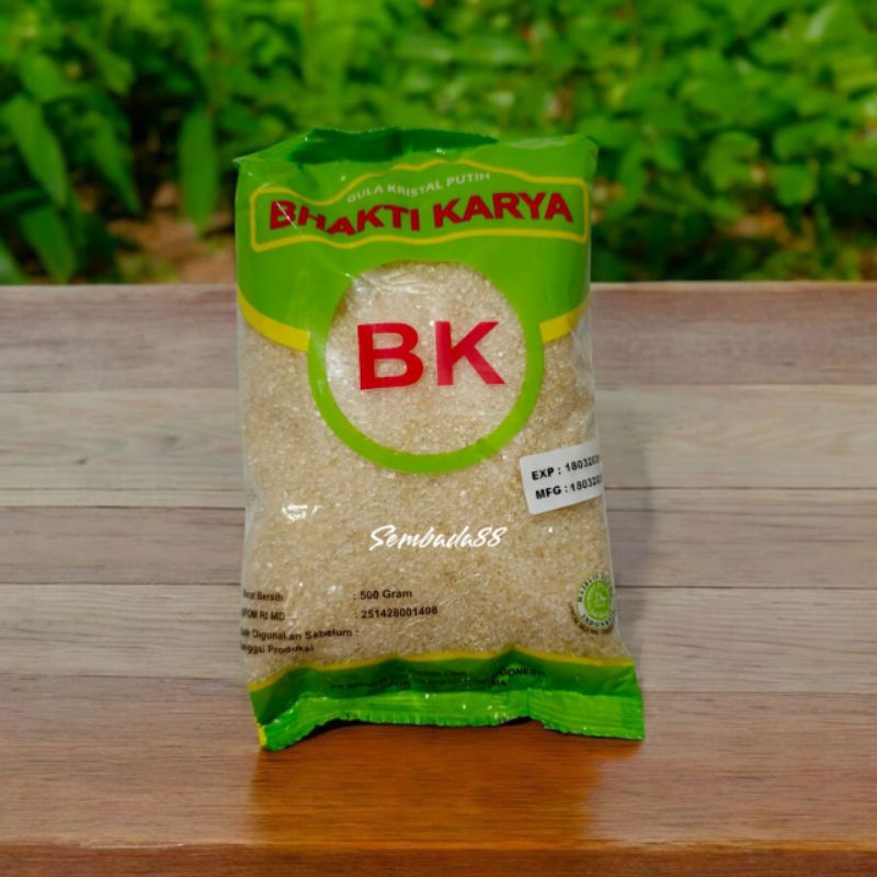 

GULA PASIR BHAKTI KARYA KEMASAN 500 GRAM / GULA PUTIH / GULA / GULA PASIR