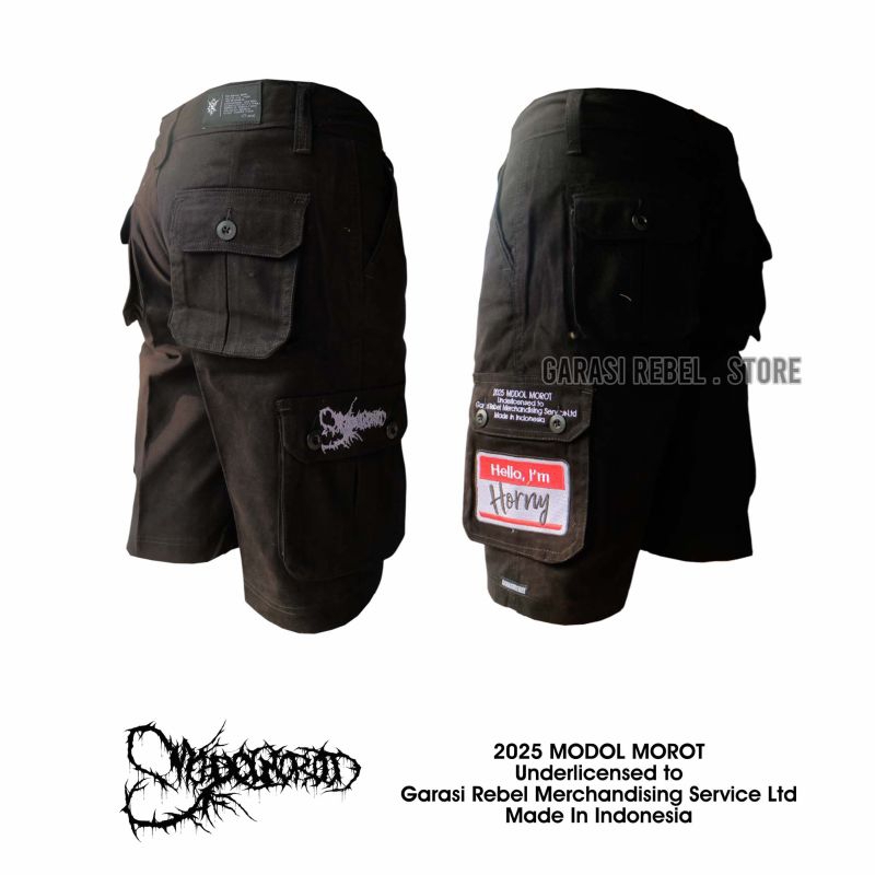 orginal celana cargo metal modol morot /cargo pendek/gutabully movement
