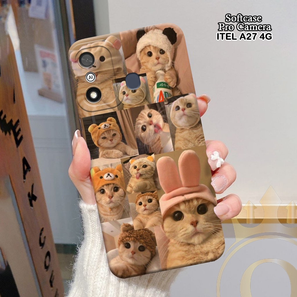 Softcase ITEL A27 4G - ORORA - Casing ITEL A27 4G  - Motif case Aesthetic - ITEL - Softcase ITEL A27