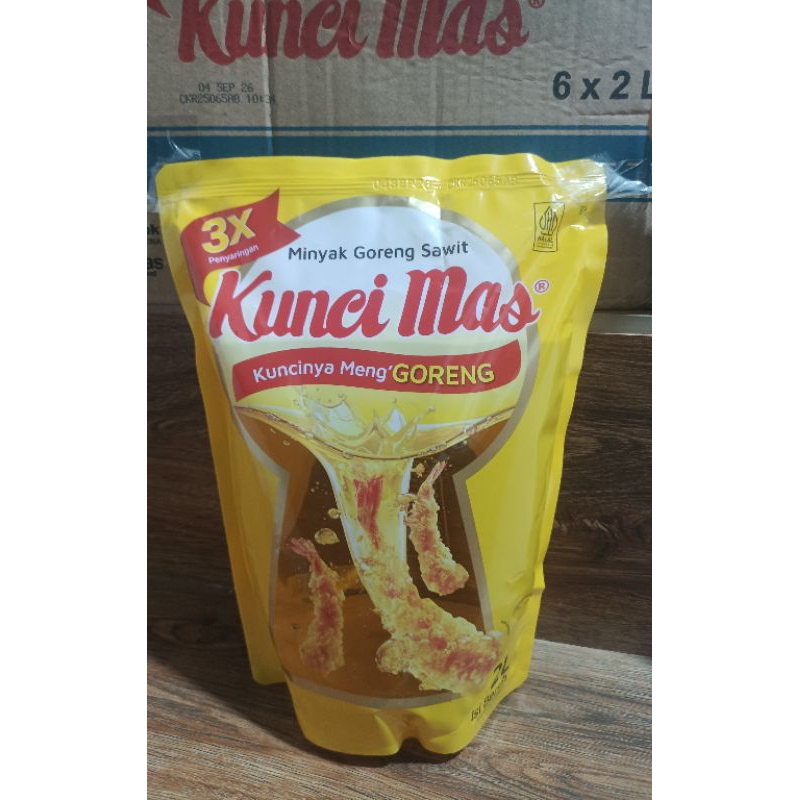 

Minyak goreng kunci mas 2 liter