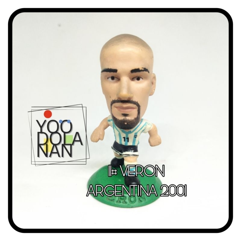 11# VERON - ARGENTINA 1998 CORINTHIAN MICROSTARS SOCCERSTARZ FIGURE PEMAIN BOLA