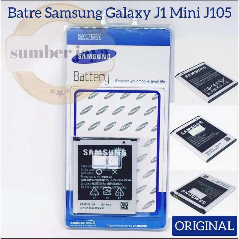Baterai hp batre Samsung galaxy J1 mini 100% ORI batre ORI Samsung
