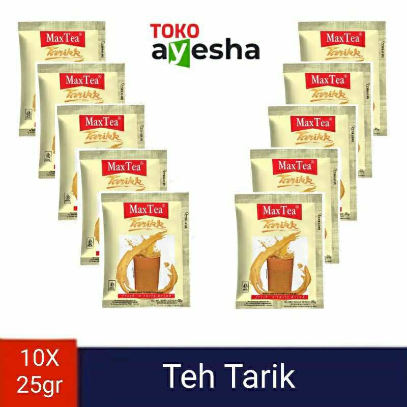 

MaxTea Teh Tarik 25gr - 1 Renceng isi 10 Sachet
