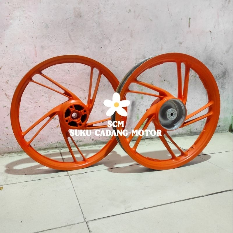Velg 1Set For Honda Blade Lama110 Blade 125 Fi PNP Revo Absolute Barang Second Cabutan100%Ori Warna 