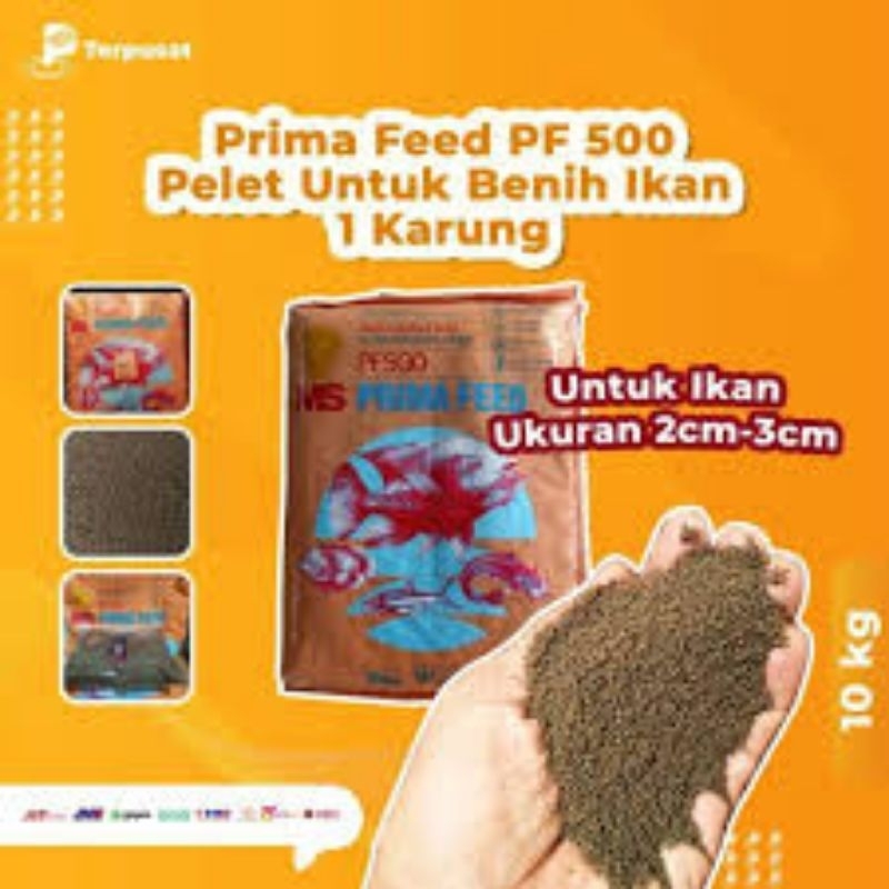 Pelet Prima Feed 500/ PF500 1KG (repack)