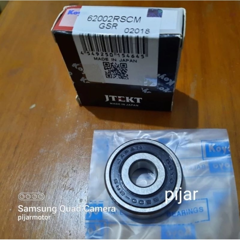 Bearing 6200 Laher Tromol Roda Depan KANAN Suzuki RC 100 Bravo Sprinter Crystal (Koyo)
