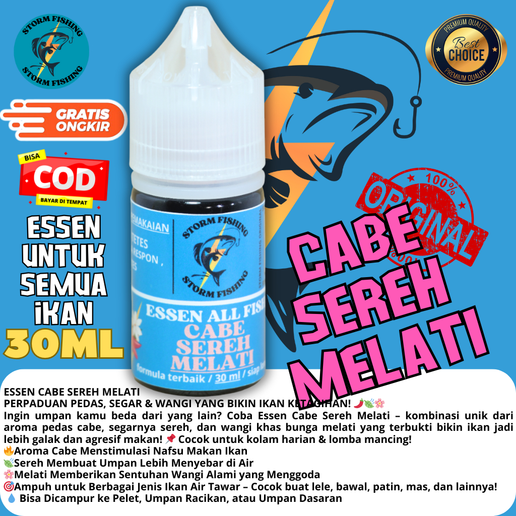Essen Cabe Sereh Melati Super Premium