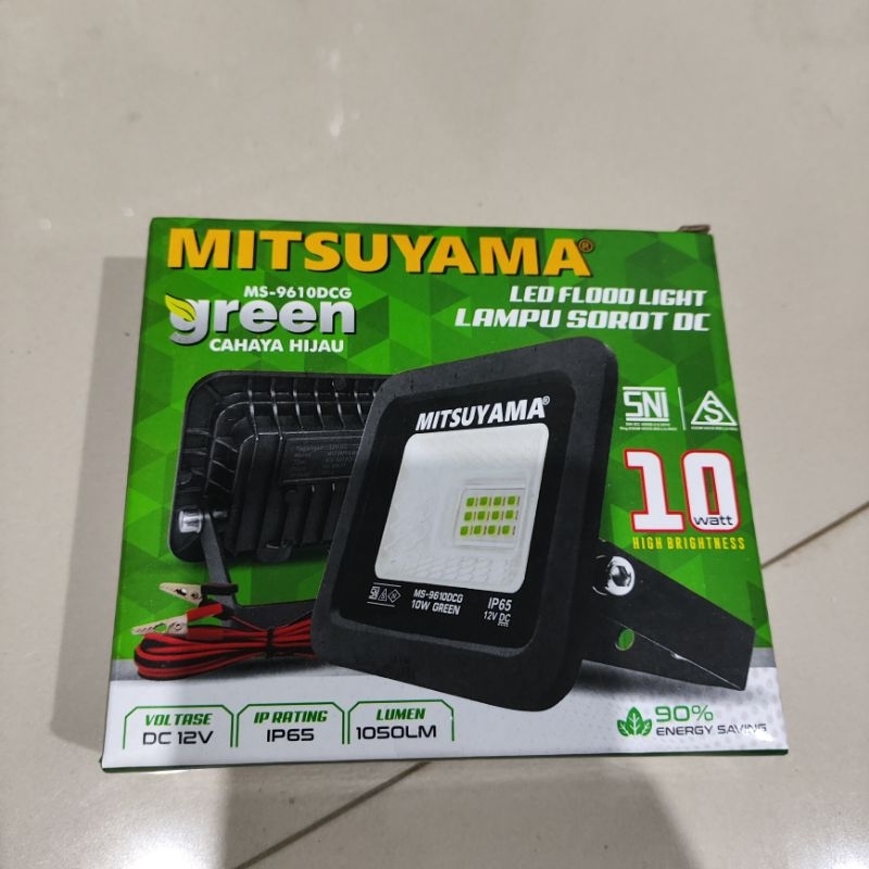 Shoporenku Lampu Sorot Dc Led Flood Cahaya Hijau Terang/Lampu Sorot Dc Hijau