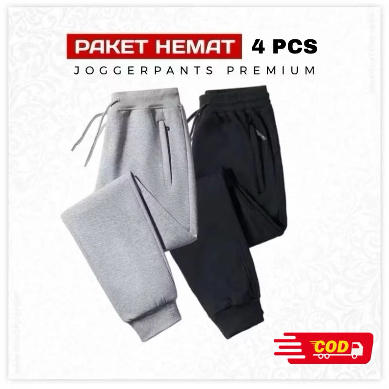 PAKET HEMAT  CELANA JOGGER POLOS BABYTERY CELANA PANJANG PRIA CELANA TRAINING OLAHRAGA PRIA WANITA M