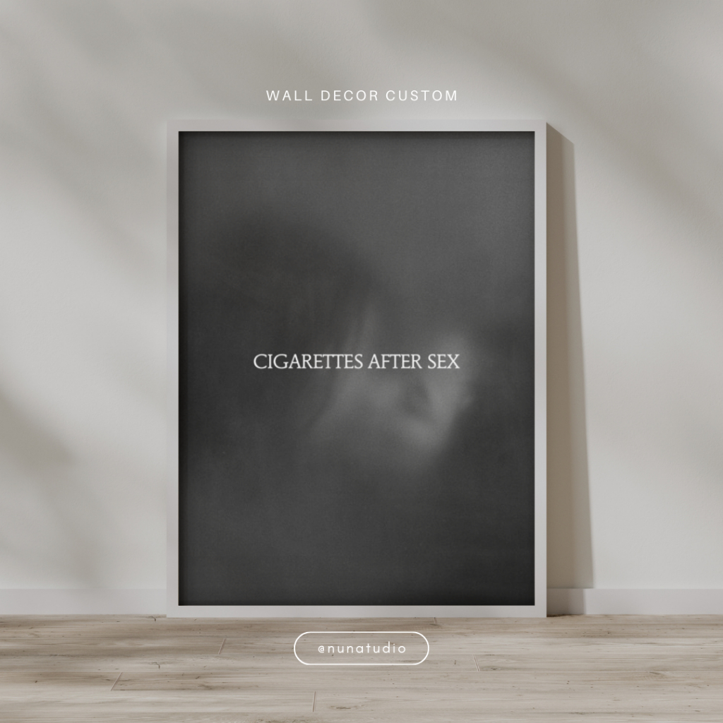 [Custom] Cigarettes After Sex Poster Frameblock Wall Decor - Dekorasi & Pajangan Dinding