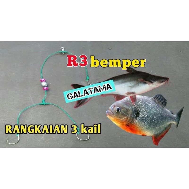 RANGKAIAN PANCING R3 BEMPER BELI 5 GRATIS PELAMPUNG