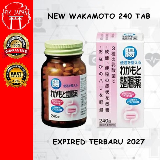 New Wakamoto 240 Probiotik Original
