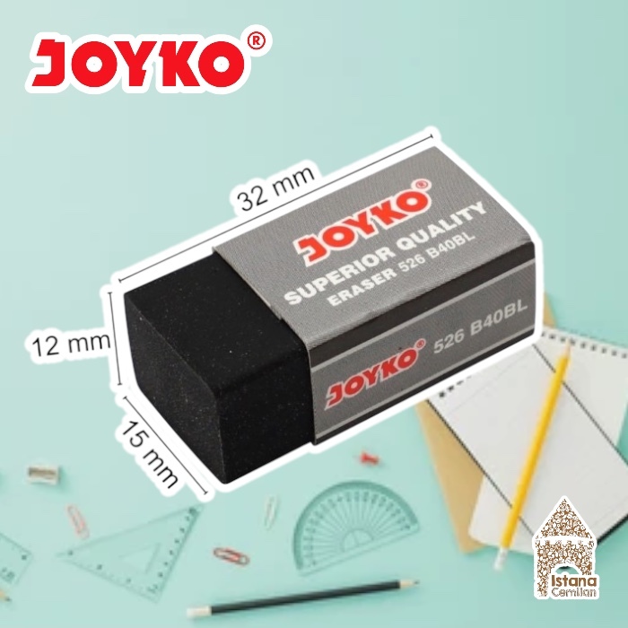 

Joyko Penghapus Pensil Hitam B40BL Superior Quality Eraser