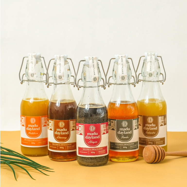

Botol Kaca 300g Madu Dayland 100% Madu Murni & Raw Honey