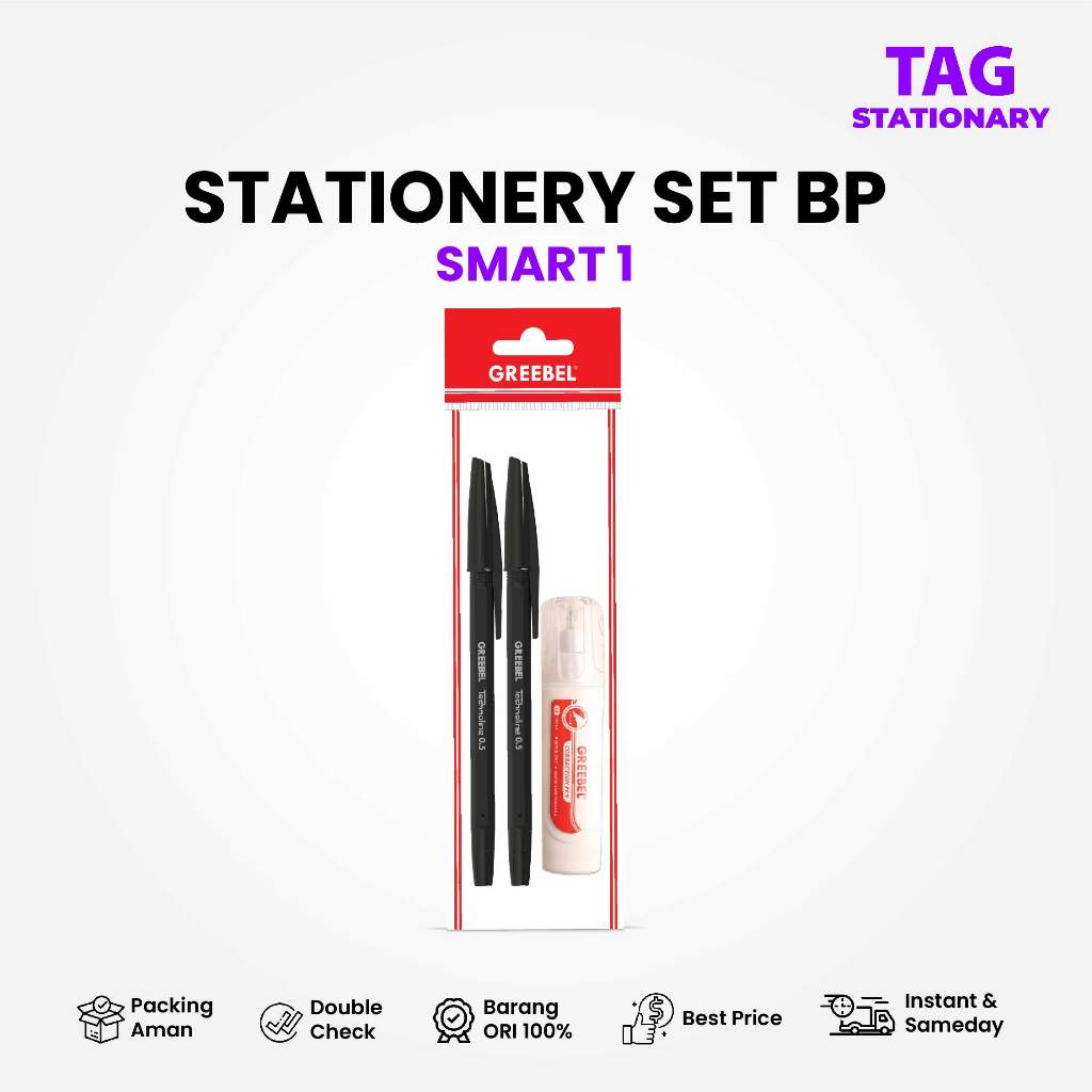

GREEBEL Paket Alat Tulis / Stationery Set BP SMART 1 / Timur Agung Grosir