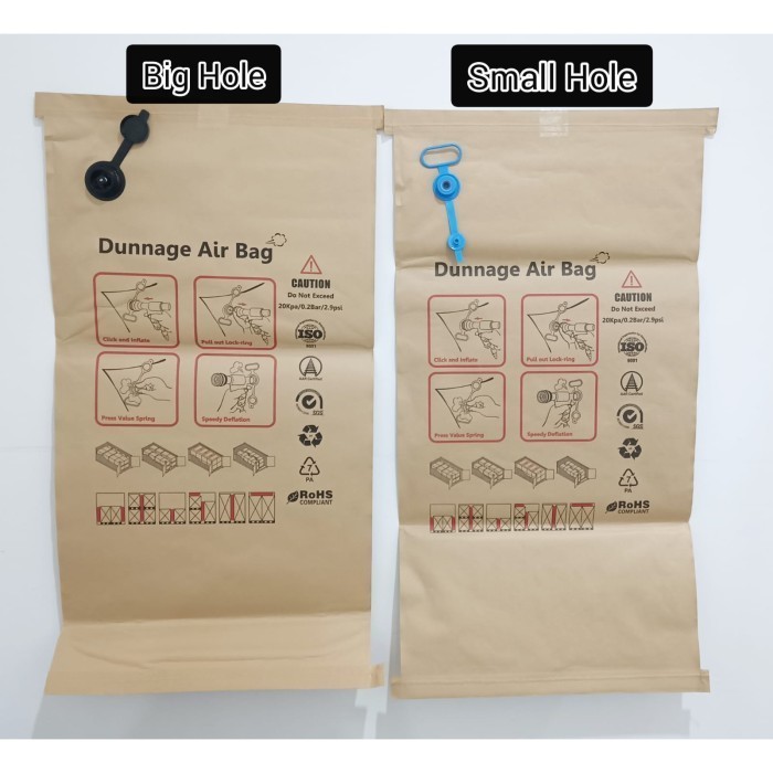 

Dunnage Air Bag Small Hole Ukuran 60 x 120 cm - Material Kraft Paper