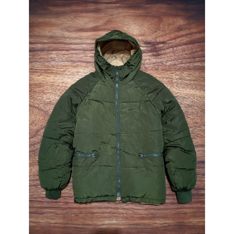 Jaket tebal bulu angsa second