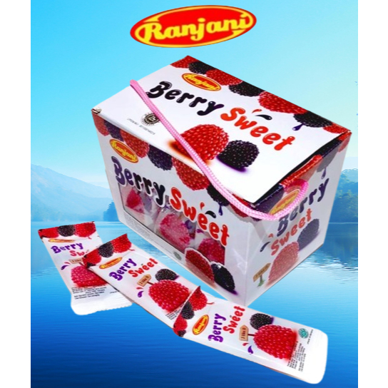 

Ranjani Berry Sweet Permen Jeli Stroberi Dan Anggur 1 Box 30 Pcs