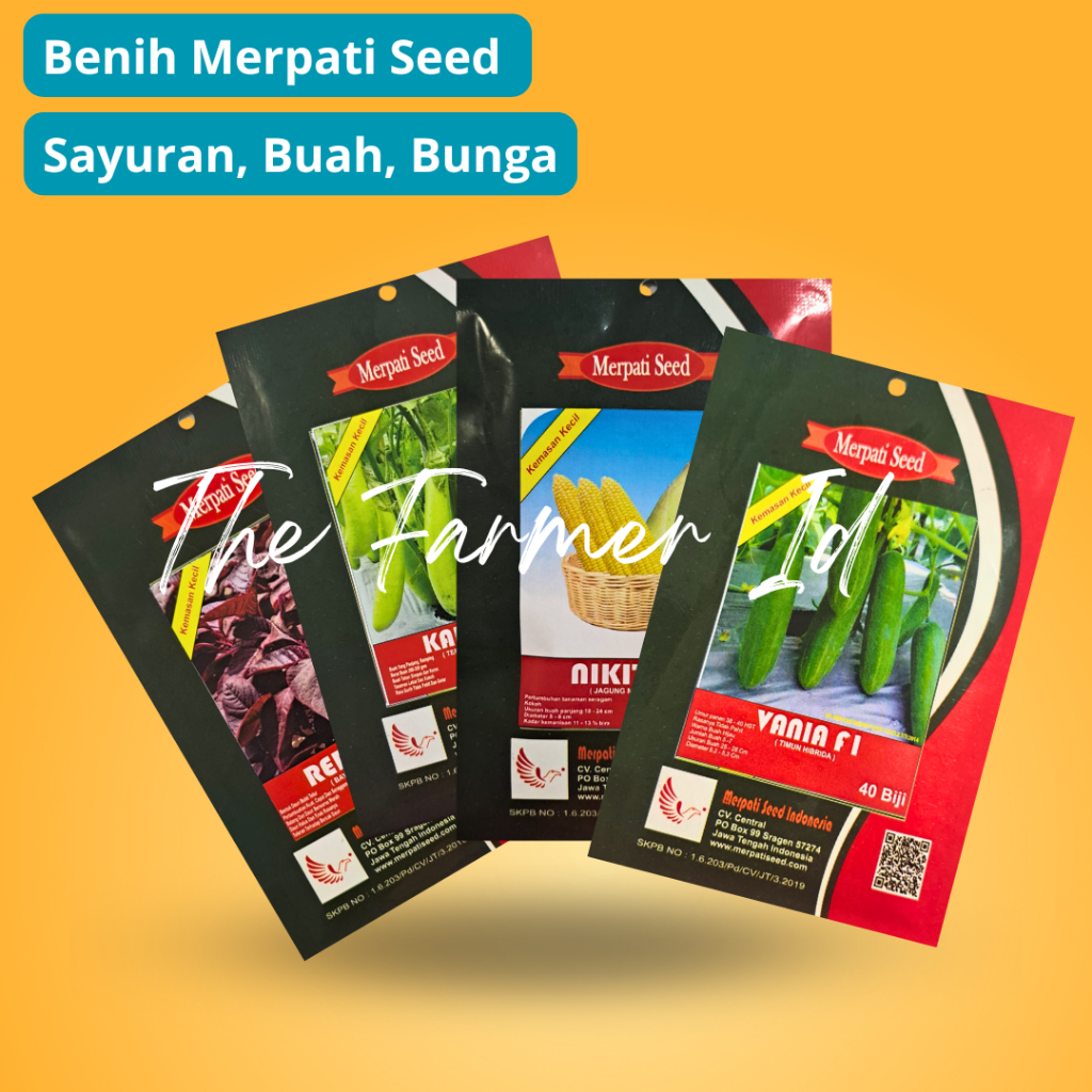 Merpati Seed Benih Tanaman Pakchoi Bawang Daun Seledri Sawi Kemangi Cabe Rawit Timun Cabe Keriting K