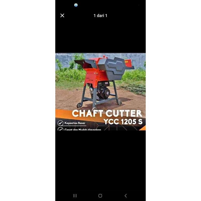 MESIN PENCACAH RUMPUT DAN RANTING YCC-1205 S YASUKA
