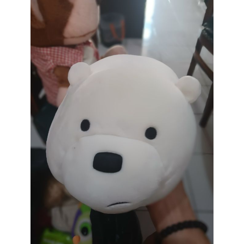 Boneka Beruang Putih Miniso