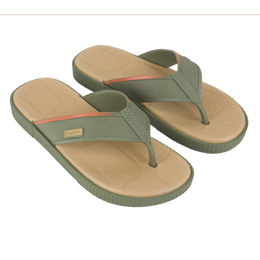 Sandal Pria Ipanema Vintage Ad Green/Green/Beige