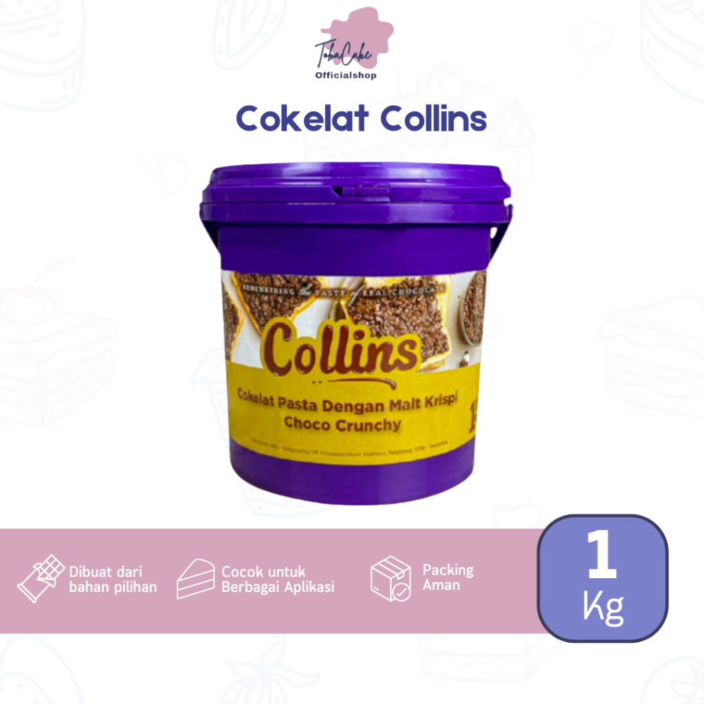 

Collins Choco Crunchy 1 Kg Coklat Pasta Dengan Malt Krispy Selai Roti Topping Donat