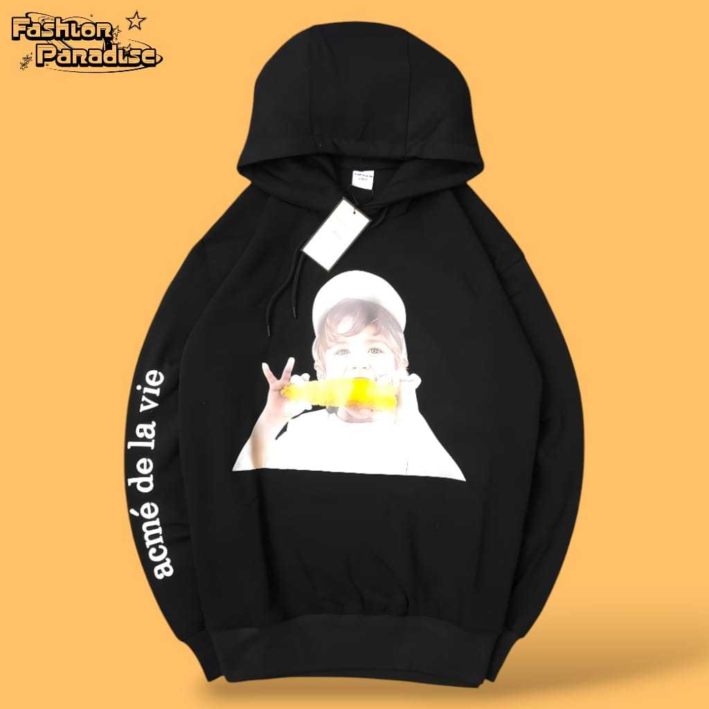 HOODIE SWEATSHIRT *FASHIONPARADISE888* ADLV EATING CORN BOY FULL TAGS AND LABEL UNISEX