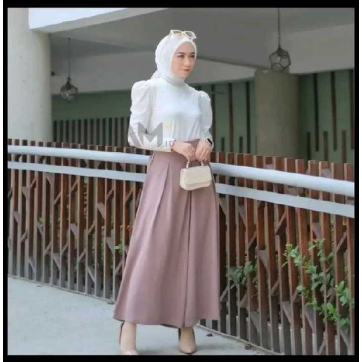 Rok cellie kulot semi rok  wanita panjang terkinian