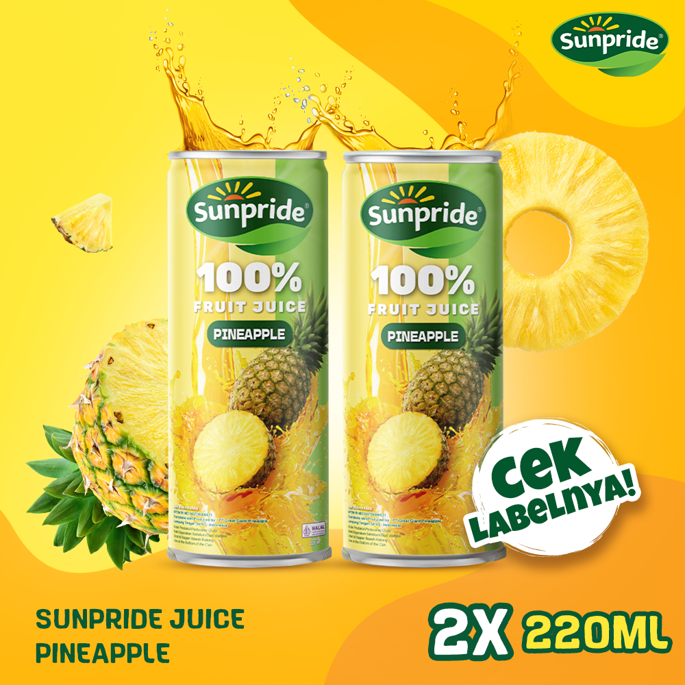 

Sunpride Juice RTD Pineapple Juice 220ml x 2 pcs