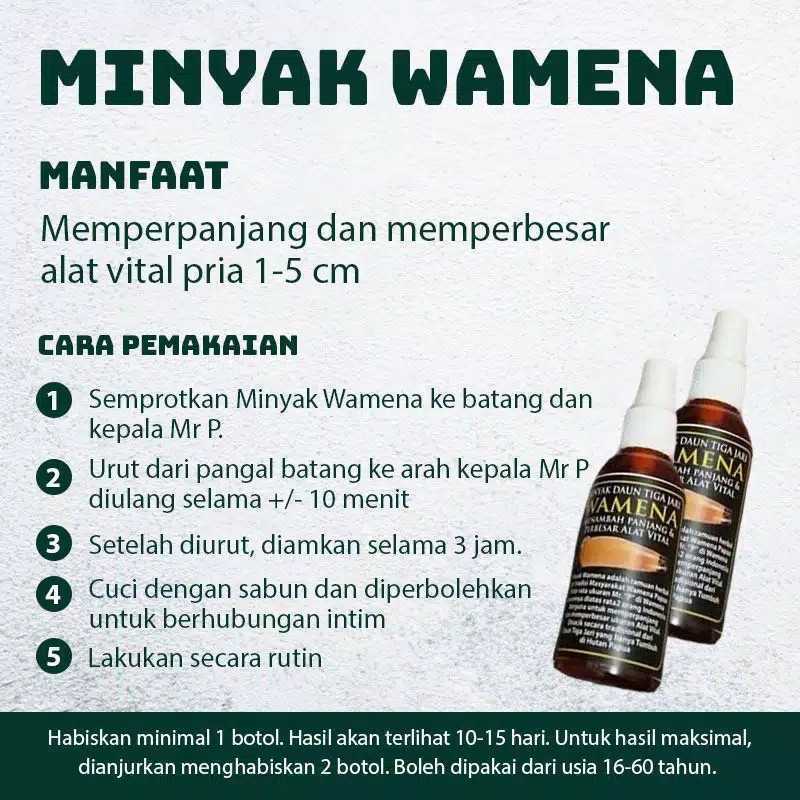 Minyak Wamena 100% Original