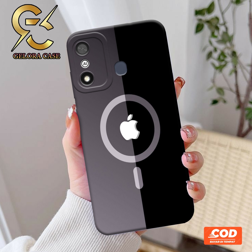 Softcase ITEL A27 4G - Geloracase - Casing ITEL A27 4G  - Motif case Logo - ITEL - Softcase ITEL A27