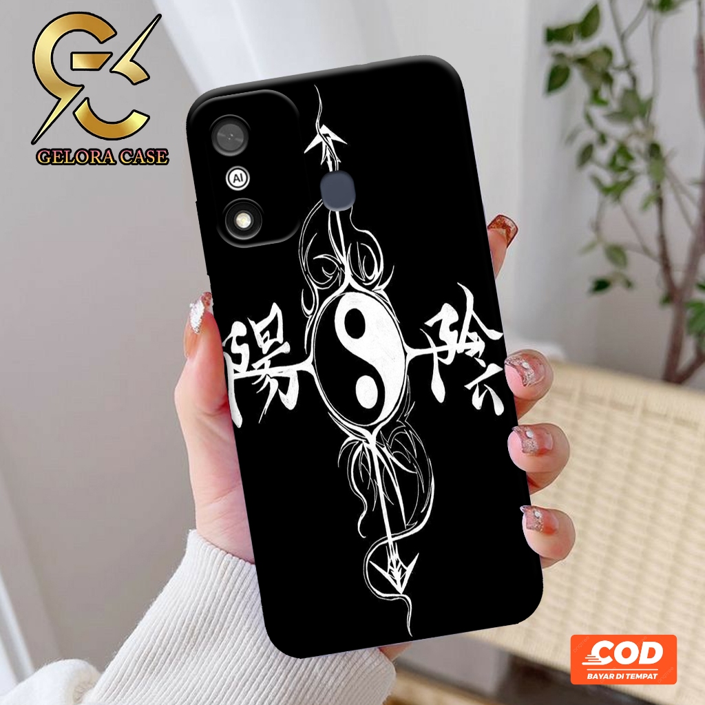 Softcase ITEL A27 4G - Geloracase - Casing ITEL A27 4G  - Motif case Yinyang - ITEL - Softcase ITEL 