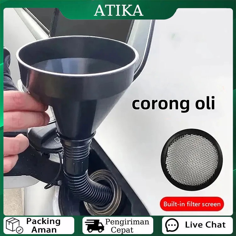 Multifungsi Corong Oli Mobil Corong Air Minyak Bensin untuk Mobil Motor Truk Pick Up Dll Corong with