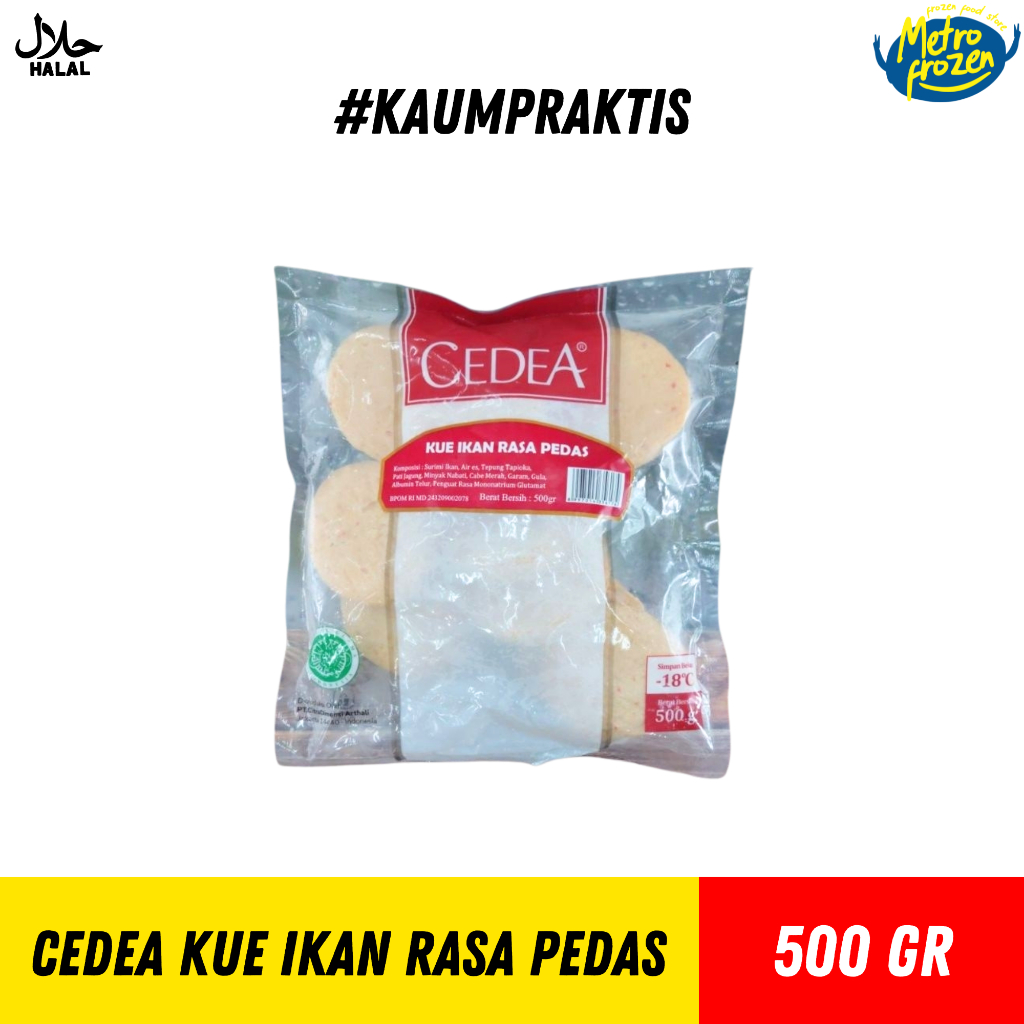 

CEDEA Kue Ikan Rasa Pedas 500gr