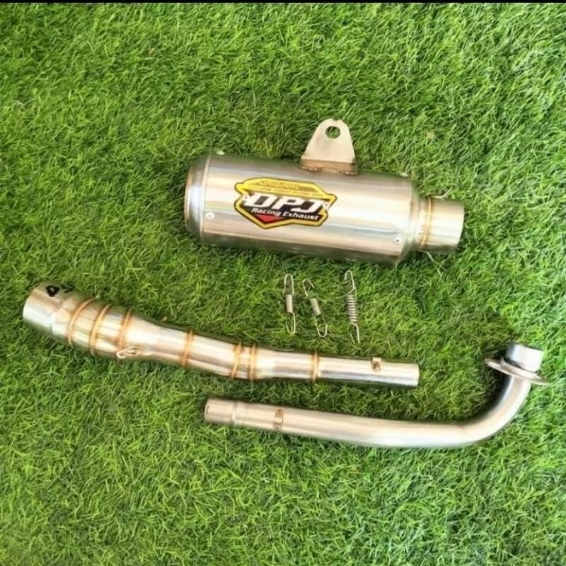 knalpot set dpj pno supra125 blade kharisma absolute revo suara mantab