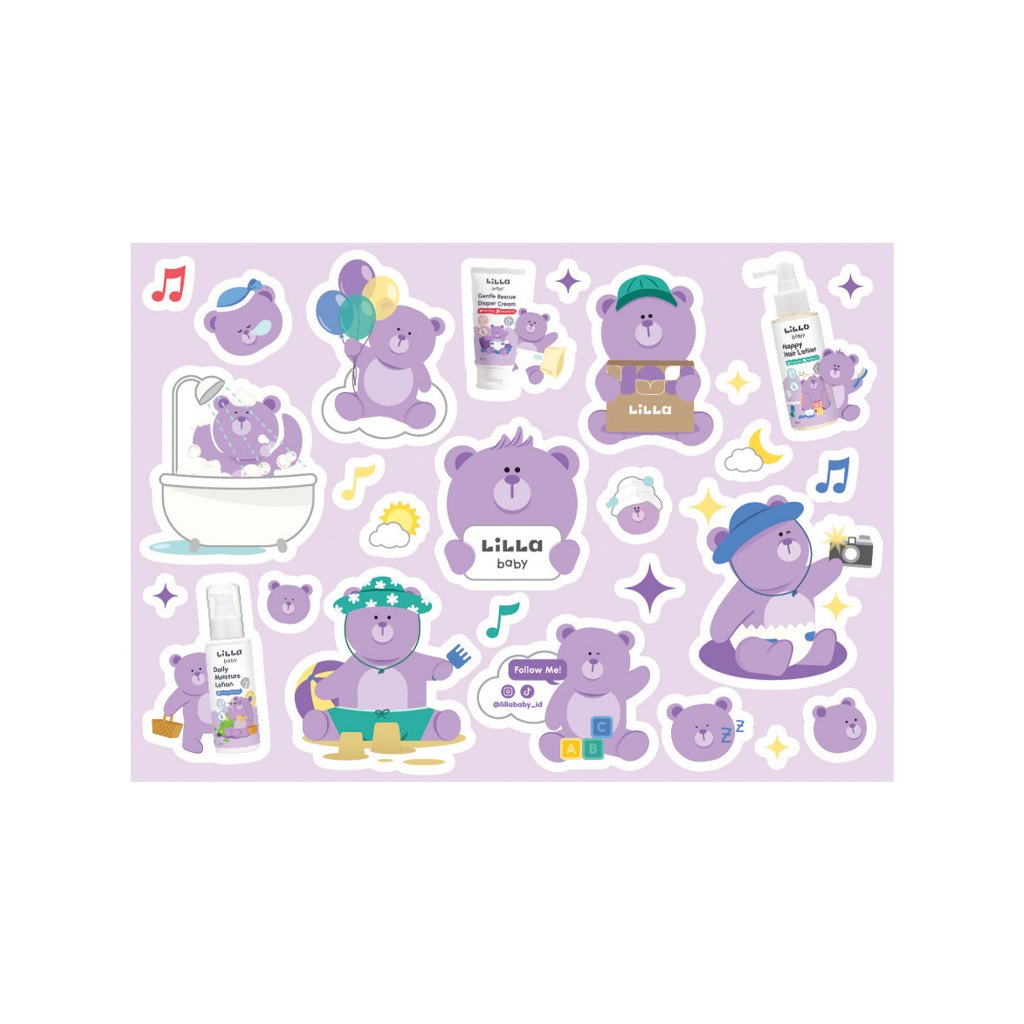 

GIFT NOT FOR SALE - GWP STICKER LILLA BABY