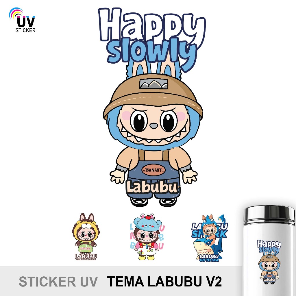 

STIKER UV - TEMA LABUBU V2 | STICKER UV, STICKER MOTOR, STICKER MOBIL, STICKER HELM, STICKER TUMBLER, STICKER 3D, STICKER UV DTF BY UVSticker