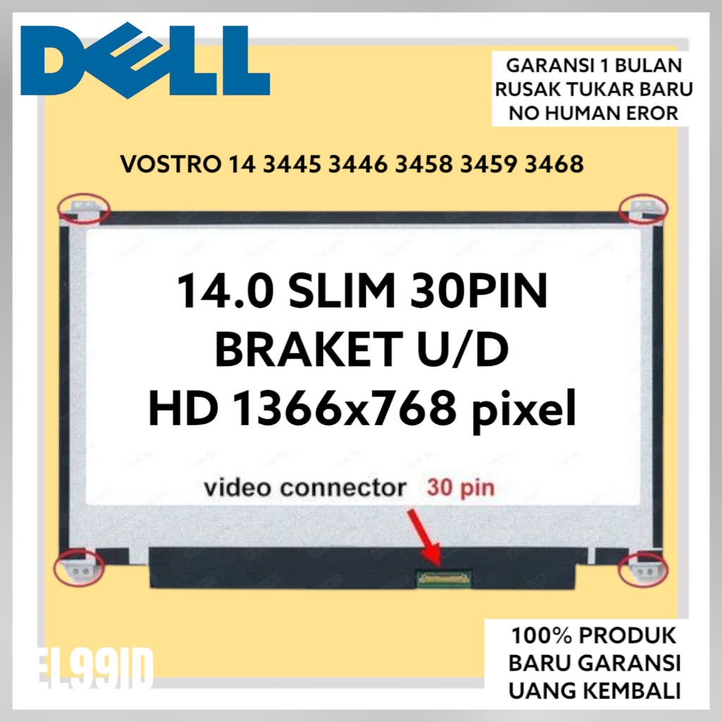 LCD LED DELL Vostro 14 3445 3446 3458 3459 3468