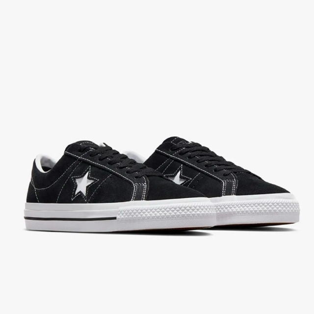 Converse One Star Pro Suede - Black/White